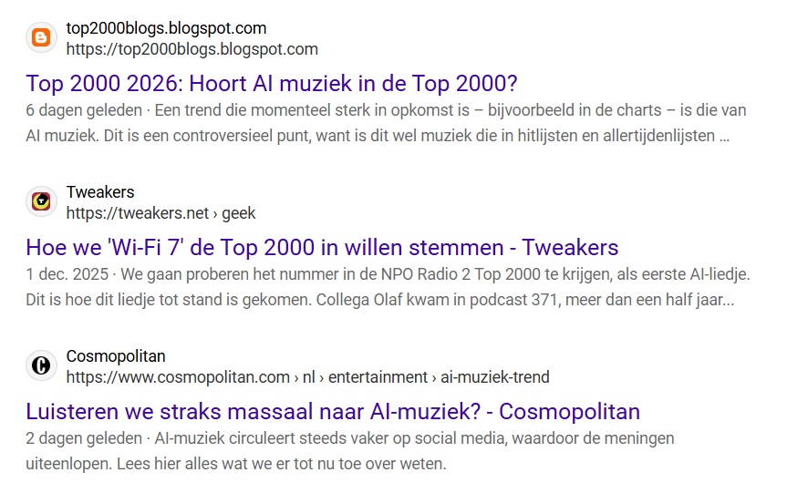 Grote mediamerken verslaan in zoekmachines